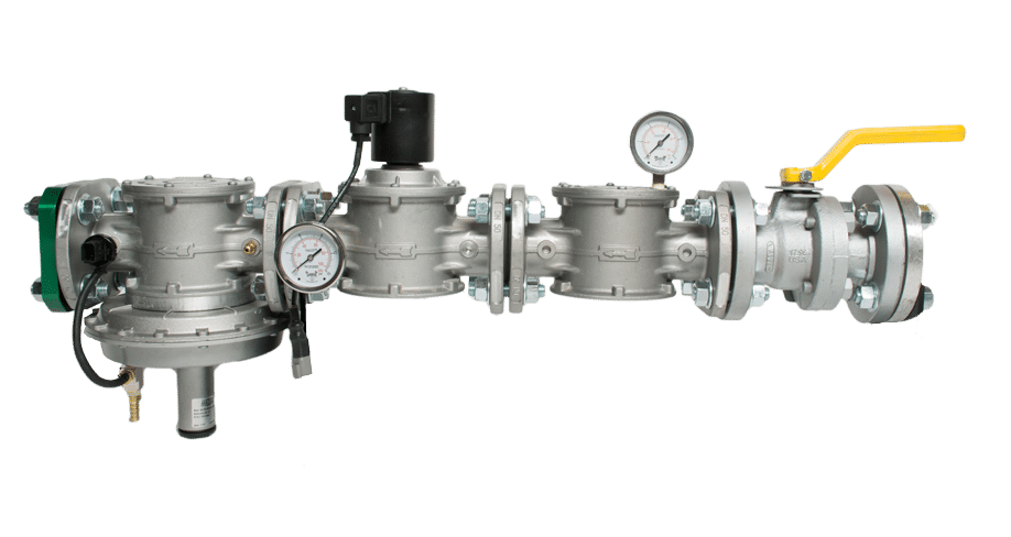 dual fuel gas train conversion kit