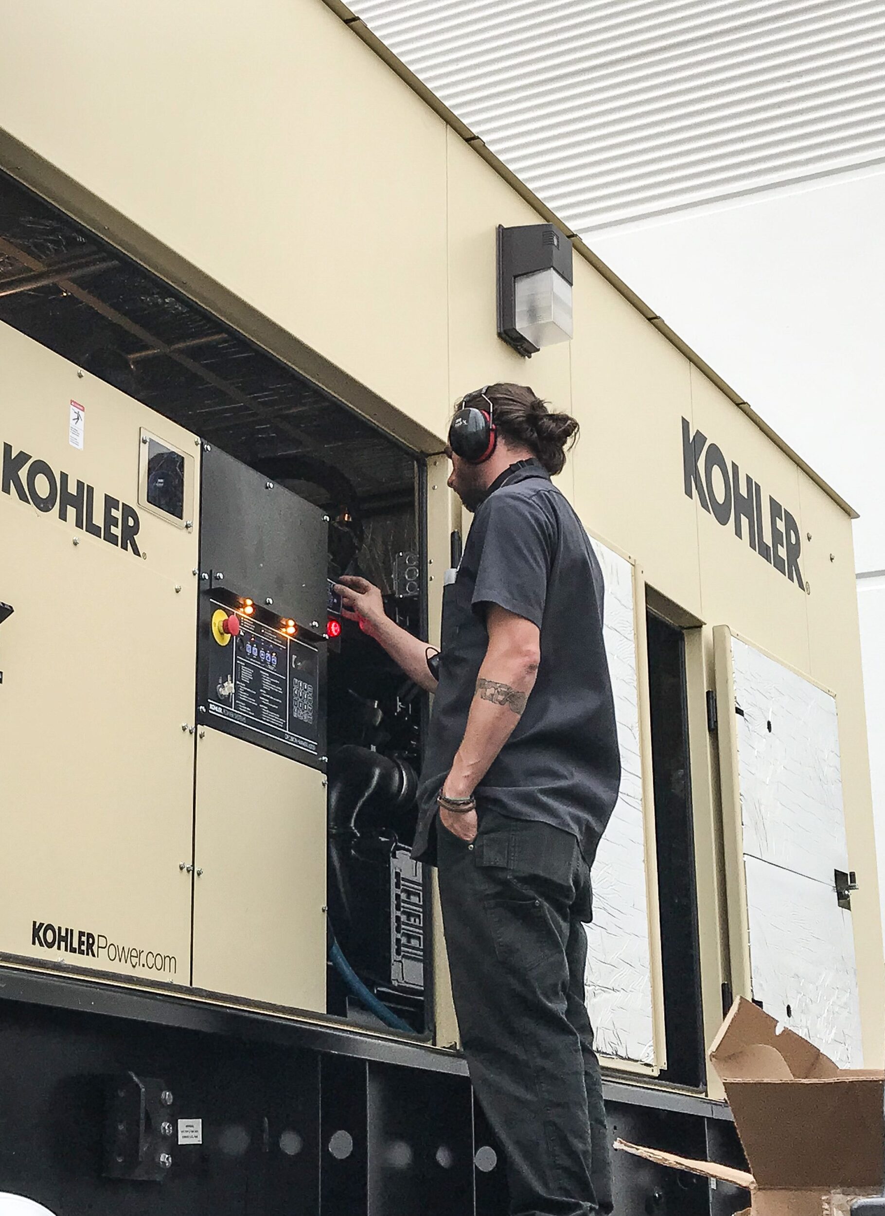 Dual Fuel Generator Medical Care Facility Kohler