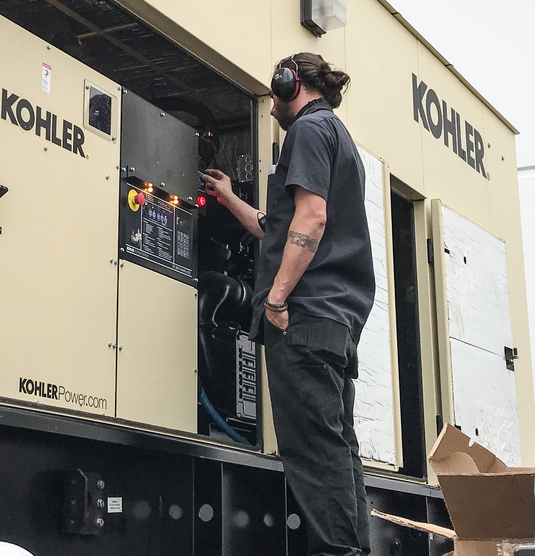 Dual Fuel Generator Medical Care Facility Kohler