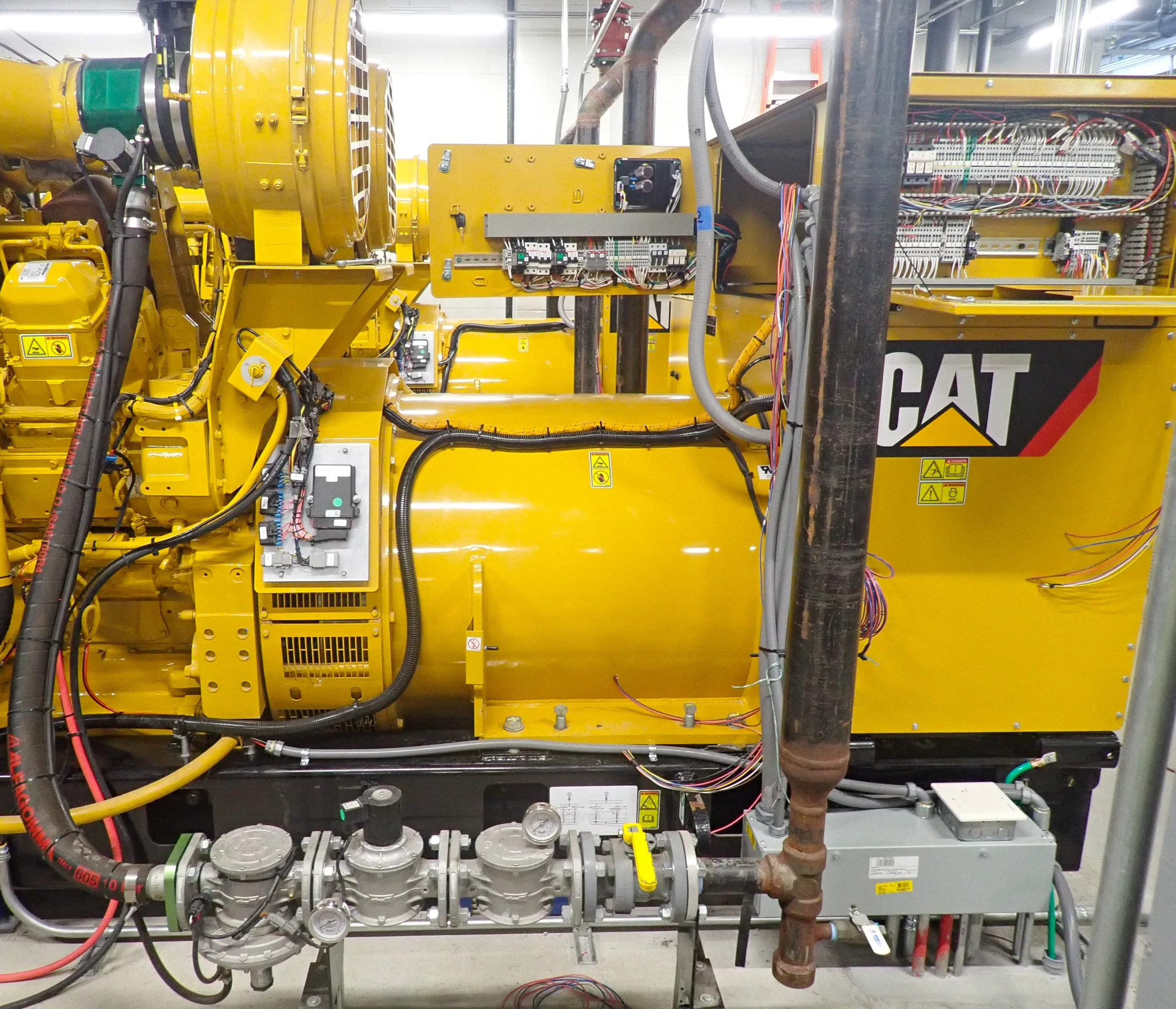 bi fuel caterpillar diesel power generator