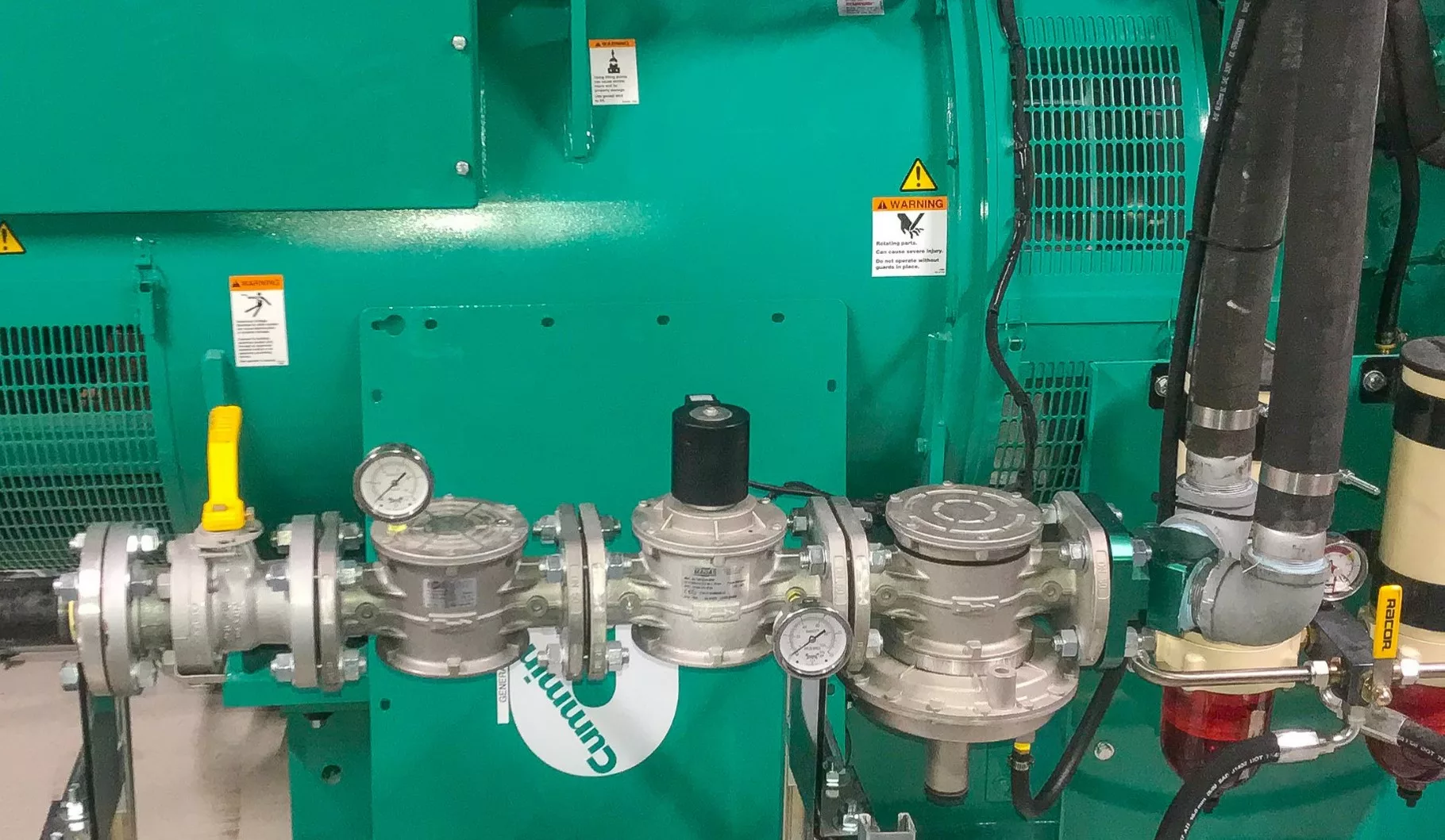 bi fuel diesel gas train