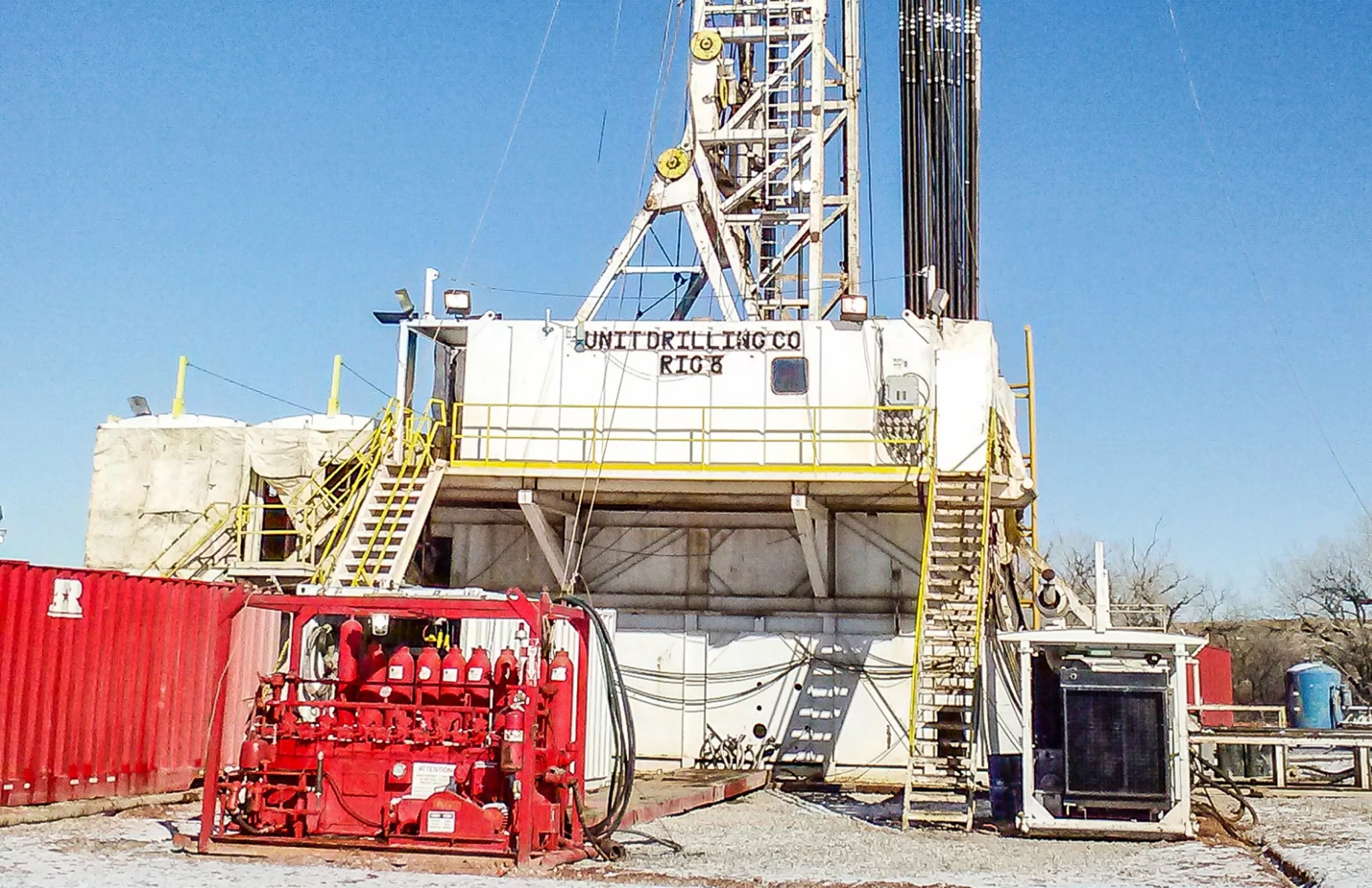 bi-fuel generator oil and gas drill operation