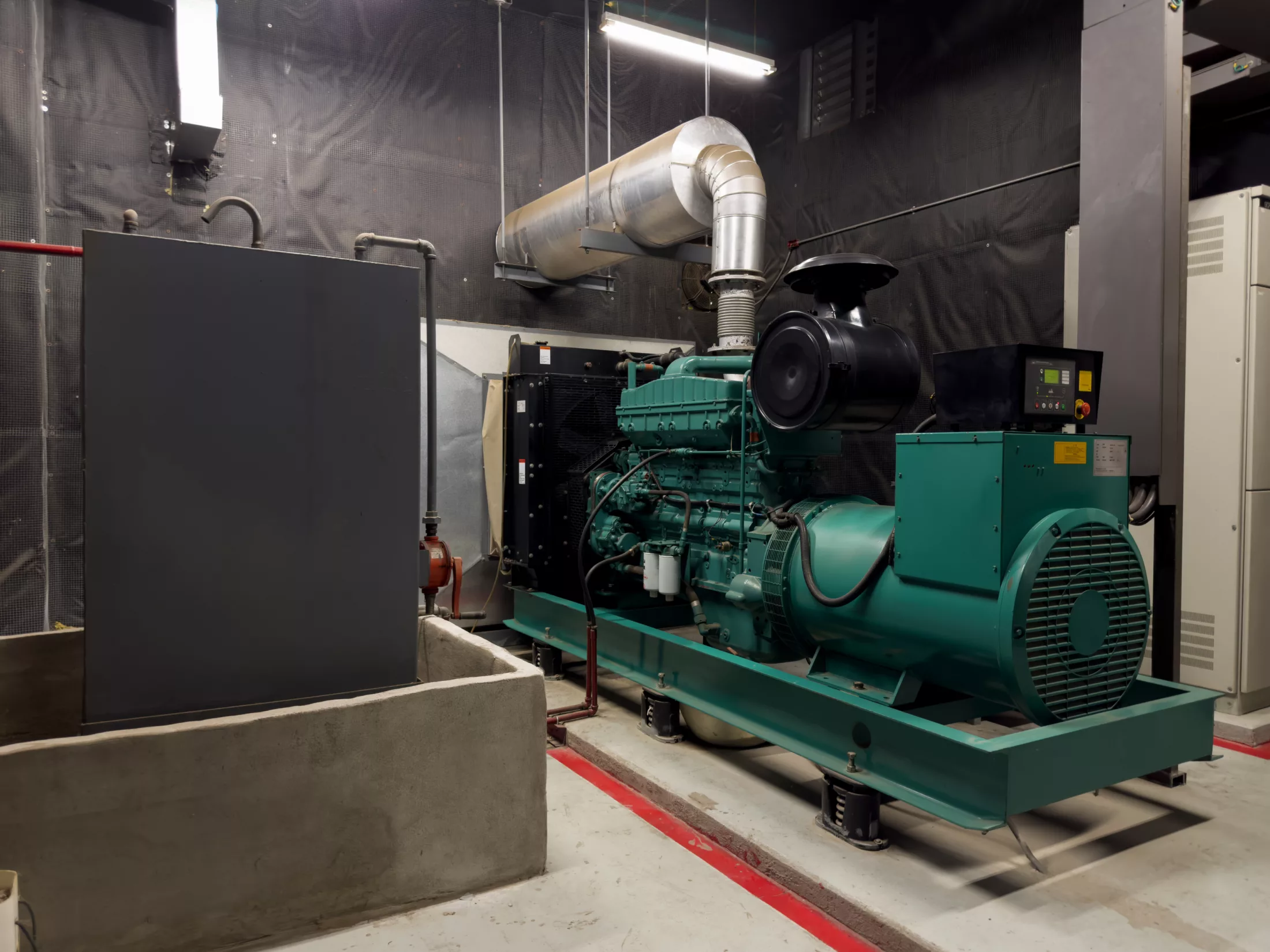 care facility bi-fuel power generator
